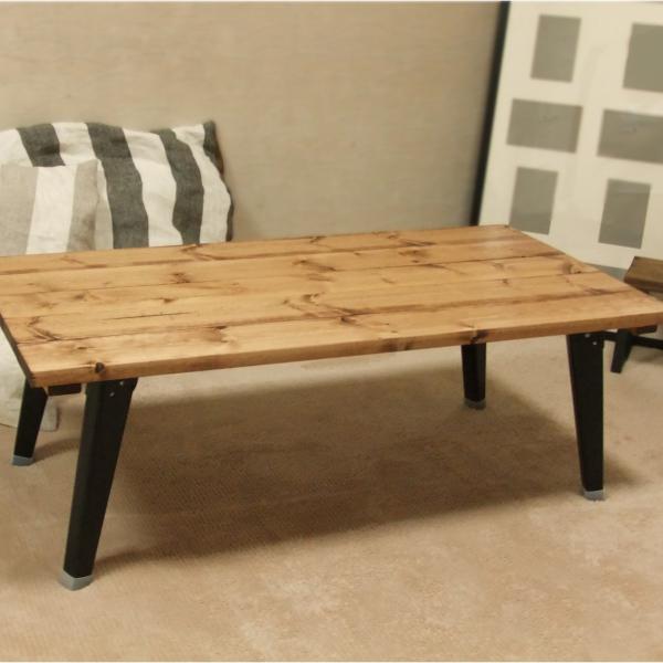 無垢材 折りたたみローテーブル センターテーブル テーブル 折りたたみ