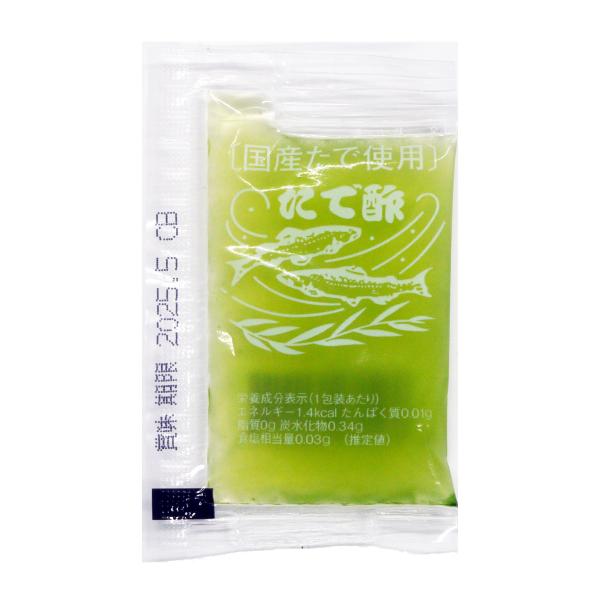 国産たでを使用したタデ酢です。あゆの塩焼きと相性抜群です。※当店の「あゆの塩焼き」をお買い求めいただくお客様用の商品です。「本商品のみ」でのご購入はキャンセルさせていただきます。※目安として1袋で2尾分お使いいただけます。□ 原材料名：醸造...