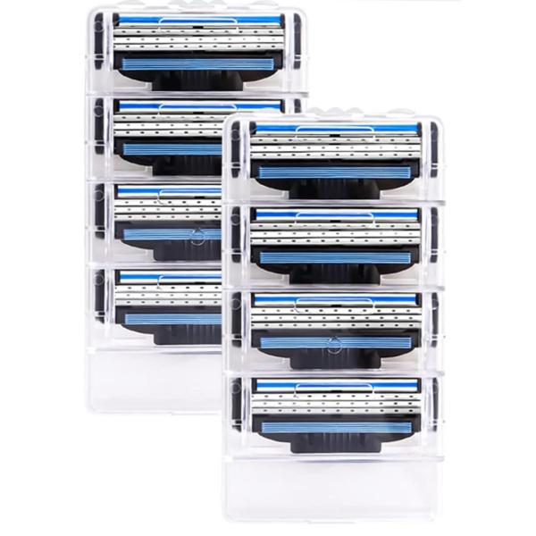 ※多くのお客様に可能な限り最短で配送するためにも、置き配での配送にご理解・ご了承願います。【商品名】　Ligefoy ジレット対応 マッハシンスリー 替刃 マッハ3 Machsyn3 3枚刃 髭剃り 替え刃 ひげそり マニュアル カミソリ ...