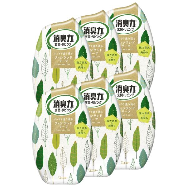 他サイト： 消臭力 まとめ買い 玄関 リビング 部屋用 置き型 北欧 フィンランドリーフ 400mL×6個 お部屋の消臭力 部屋 寝室 消臭剤 消臭 芳の商品画像