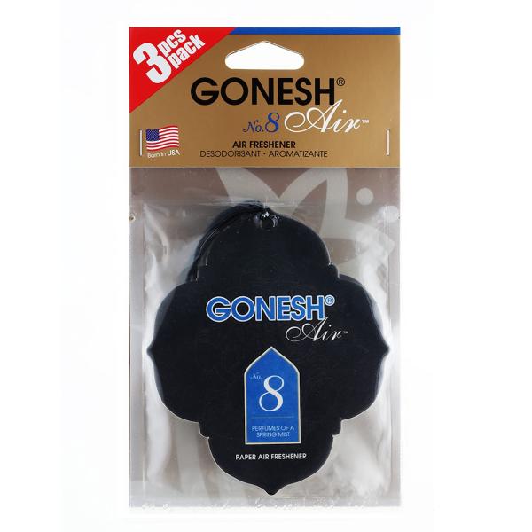 他サイト： GONESH(ガーネッシュ) 吊り下げ型芳香剤 ペーパーエアフレッシュナー No.8(フルーツ系の香り) 3個パックの商品画像