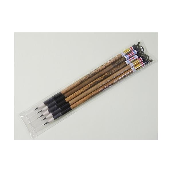 【商品詳細】商品名：唐筆　選毫圓健　蘇州湖筆廠入数：5本用途：実用書向き