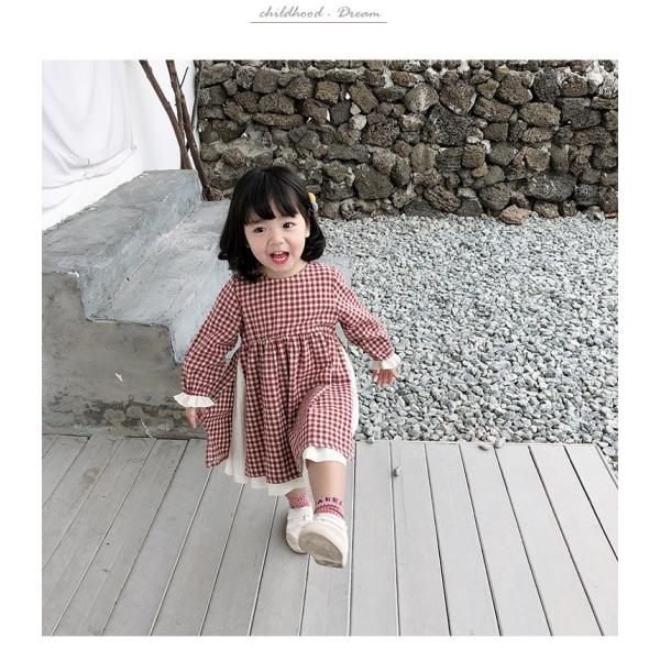 子供服 長袖 ワンピース 秋冬 女の子 ベビー服 チェック柄 ワンピースドレス 韓国子供服 キッズ こども ワンピース Buyee Buyee 日本の通販商品 オークションの代理入札 代理購入