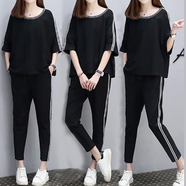 セットアップ ワイドパンツ レディース 半袖 セットアイテム トップス ハイウエスト 上下セット パンツセット 部屋着 春夏 Y アユストア 通販 Yahoo ショッピング