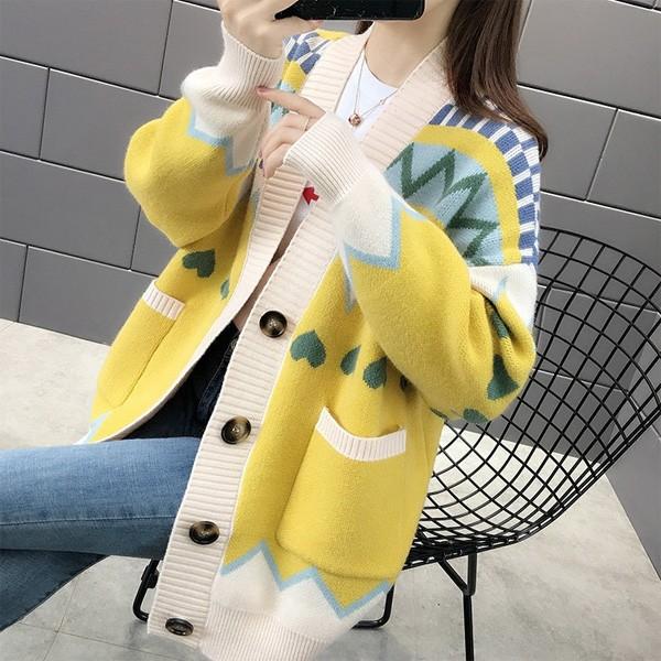 ニットカーディガン レディース 40代 おしゃれ 着痩せ 秋 ニット セーター 前開き アウター 秋コート 長袖 大きいサイズ ゆったり 体型カバー 可愛い 30代 Y アユストア 通販 Yahoo ショッピング