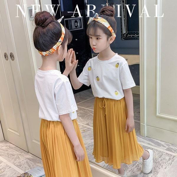 子供服 セットアップ キッズ 韓国子供服 女の子 上下セット 2点セット トップス 半袖tシャツ シフォン ガウチョパンツ 春夏 通学着 通園着 Buyee Buyee 日本の通販商品 オークションの代理入札 代理購入