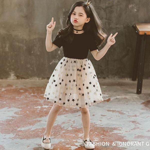 子供服 ワンピース キッズ 韓国子供服 女の子 ワンピース 半袖 膝丈 夏服 レース ドレス フレアワンピ ベビー ワンピース 姫 可愛い 通学着 通園着 Y アユストア 通販 Yahoo ショッピング