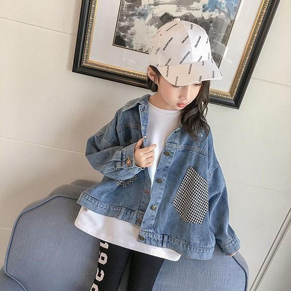 子供服 女の子 デニムジャケット アウター 長袖 春秋 秋服 春コート ジャンパー 韓国子供服 キッズ ジュニア ダンス衣装 防風 お出かけ おしゃれ 可愛い 新品 Y アユストア 通販 Yahoo ショッピング