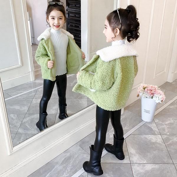 子供服 女の子 子供コート キッズ 冬服 アウター 厚手 中綿コート ボアコート ショート丈 折り襟 冬コート キッズコート 暖かい 防寒 おしやれ 可愛い 通学着 Y451826 アユストア 通販 Yahoo ショッピング