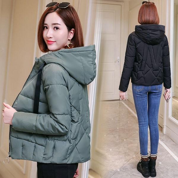 中綿コート レディース 40代 30代 ショート丈 軽い 冬服 厚手 アウター ダウン風コート 中綿ジャケット パーカー フード付き 暖かい 大きいサイズ スリム 防寒 Y アユストア 通販 Yahoo ショッピング