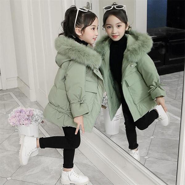 中綿コート キッズ 女の子 おしゃれ 厚手 子供服 冬服 子供コート アウター ダウン風コート キッズコート ロングコート 中綿ジャケット フード付き 暖かい 防寒 Y アユストア 通販 Yahoo ショッピング