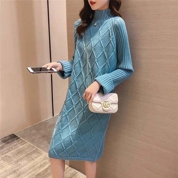 ニットワンピース レディース 40代 ロング コーデ 秋冬 長袖 カットソー ニットセーター ワンピース きれいめ 上品 大きいサイズ おしゃれ 暖かい 着痩せ 新品 Y アユストア 通販 Yahoo ショッピング