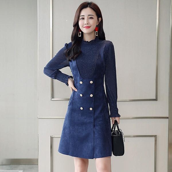 ワンピース レディース 40代 きれいめ 春秋 長袖 上品 膝丈ワンピース コーデ チュニック 大きいサイズ パーティードレス 韓国風 おしゃれ 着痩せ 通勤 新品 Y アユストア 通販 Yahoo ショッピング