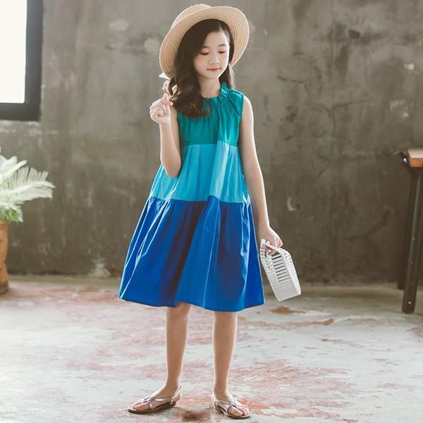 子供服 ワンピース ノースリーブ 春夏 女の子 キッズワンピース 薄手 ワンピース チュニック 子供ドレス ジュニア おしゃれ 可愛い 涼しい 海辺 新品 150 160cm Y アユストア 通販 Yahoo ショッピング
