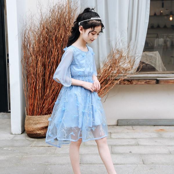 子供服 ワンピース 半袖 春夏 女の子 キッズワンピース レースワンピース 刺繍 チュニック 子供ドレス ジュニア おしゃれ 可愛い 薄手 涼しい 新品 150cm 160cm Y アユストア 通販 Yahoo ショッピング