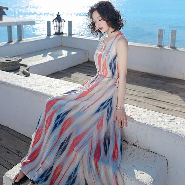 ワンピース レディース 40代 春夏 きれいめ シフォンワンピース ロング ビーチ チュニック 大きいサイズ パーティードレス おしゃれ 韓国風 上品 着痩せ 新品 Y アユストア 通販 Yahoo ショッピング