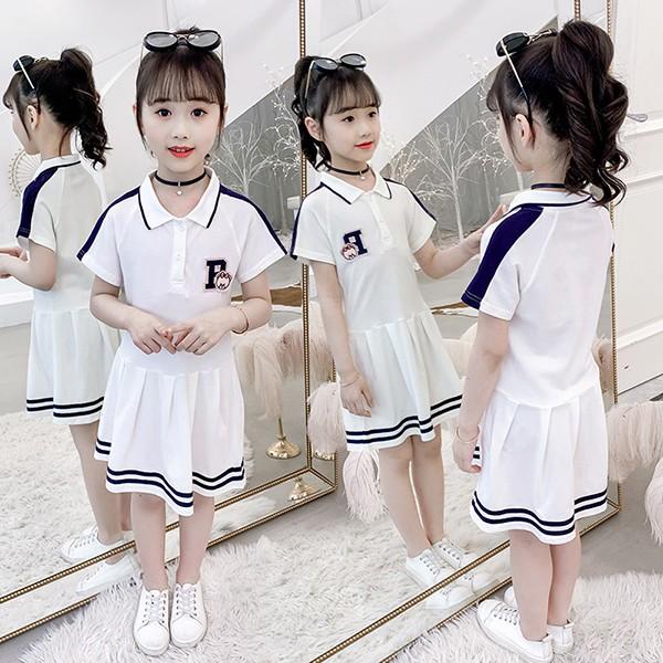 子供服 ワンピース 春夏 女の子 キッズワンピース 半袖 折り襟 チュニック 子供ドレス ジュニア おしゃれ カジュアル 可愛い お姫様 小学生 通学着 新品 150cm Y アユストア 通販 Yahoo ショッピング