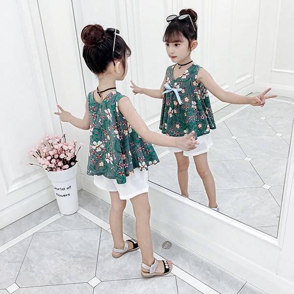 税込 お子様用ケンゾー ワンピースセットアップ 140cm 黒素材×花柄