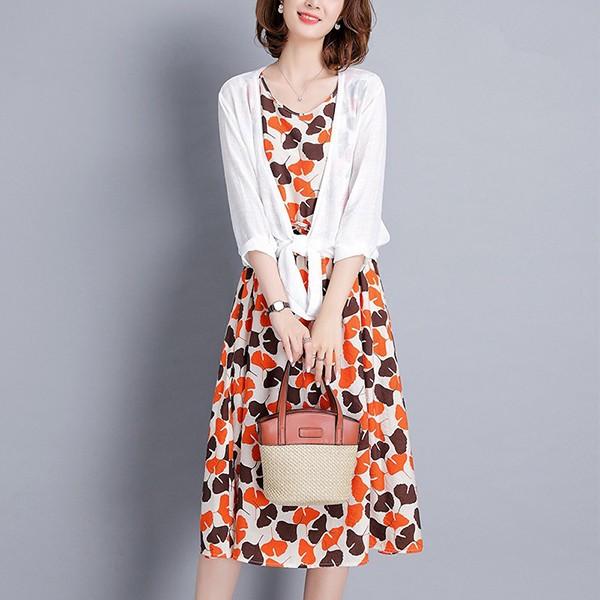 セットアップ レディース 夏 カジュアル 40代 30代 韓国風 上下セット トップス 七分袖 花柄ワンピース きれいめ 大きいサイズ おしゃれ 着痩せ 通勤 Ol 新品 Y アユストア 通販 Yahoo ショッピング
