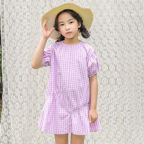 ワンピース キッズ 子供服 女の子 夏 キッズワンピース 半袖ワンピース チェック柄 フリル チュニック 子供ドレス お姫様 おしゃれ カジュアル 可愛い 新品 150 Y アユストア 通販 Yahoo ショッピング
