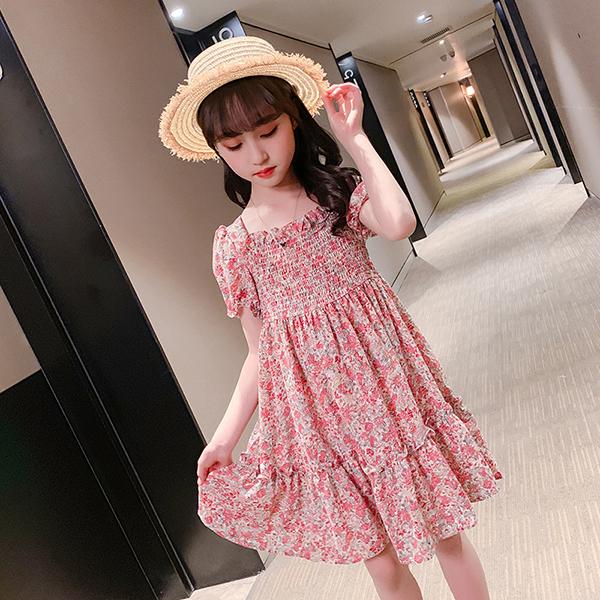 ワンピース キッズ 子供服 女の子 夏 キッズワンピース シフォンワンピース 半袖 ドット柄 子供ドレス ジュニア 子ども お姫様 おしゃれ 可愛い カジュアル 新品 Y アユストア 通販 Yahoo ショッピング
