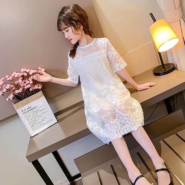 ワンピース キッズ 子供服 女の子 夏 キッズワンピース レースワンピース 半袖 子供ドレス 結婚式 ジュニア 子ども お姫様 おしゃれ 可愛い カジュアル 新品 Y アユストア 通販 Yahoo ショッピング