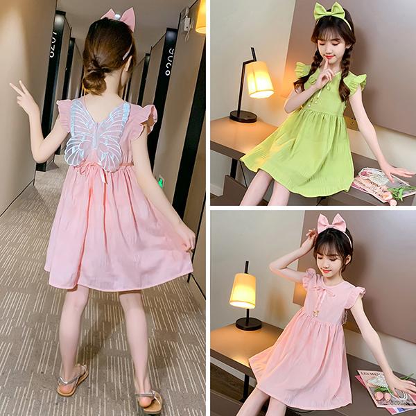ワンピース キッズ 子供服 女の子 夏 キッズワンピース ノースリーブ 蝶結び 子供ドレス ジュニア 子ども お姫様 おしゃれ 可愛い カジュアル 新品 150cm 160cm Y アユストア 通販 Yahoo ショッピング