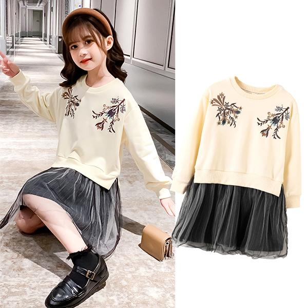 ワンピース キッズ 長袖 子供服 女の子 春秋 キッズワンピース 膝丈ワンピース チュール 子供ドレス ジュニア お姫様 おしゃれ 可愛い カジュアル 新品 150cm Y アユストア 通販 Yahoo ショッピング