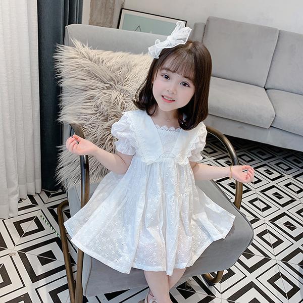 ワンピース キッズ 子供服 女の子 夏 キッズワンピース レースワンピース 半袖 無地 子供ドレス ベビー服 お姫様 おしゃれ 可愛い カジュアル 新品 90cm 100cm Y アユストア 通販 Yahoo ショッピング