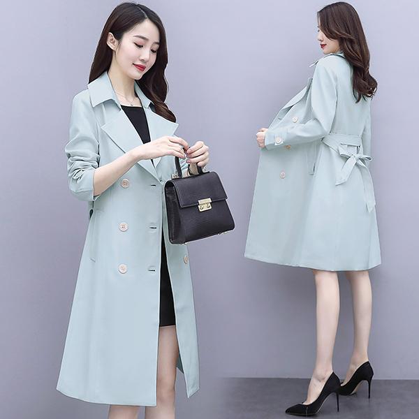 トレンチコート レディース 40代 代 春秋 コート アウター ロングコート チェスターコート スプリングコート チュニック きれいめ 韓国風 大きいサイズ 着痩せ Y アユストア 通販 Yahoo ショッピング