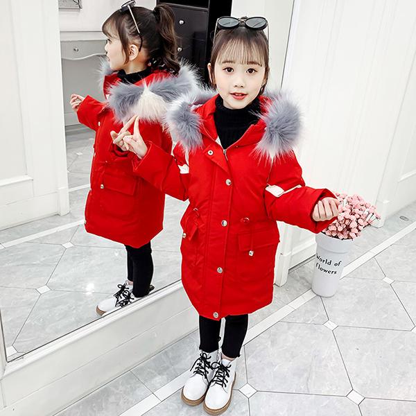 中綿コート キッズ 女の子 子供服 冬 厚手 アウター ダウン風コート ロングコート 中綿ジャケット パーカー フード付き 暖かい おしゃれ 可愛い 防寒 新品 160 Y アユストア 通販 Yahoo ショッピング