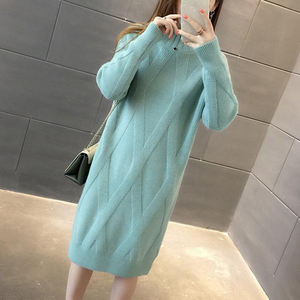 ニットワンピース レディース 秋 冬 40代 代 きれいめ 長袖ワンピース カットソー ニットセーター 上品 大きいサイズ パーティードレス おしゃれ 着痩せ 新品 Y アユストア 通販 Yahoo ショッピング