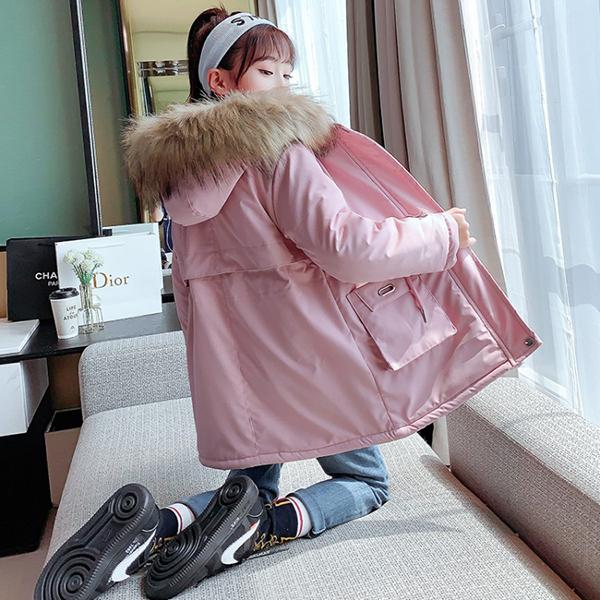 パーカー キッズ 裏起毛 子供服 アウター 女の子 冬 厚手 ロングコート フード付き トレンチコート キッズコート 子供コート 暖かい 防寒 おしゃれ 可愛い 新品 Y アユストア 通販 Yahoo ショッピング