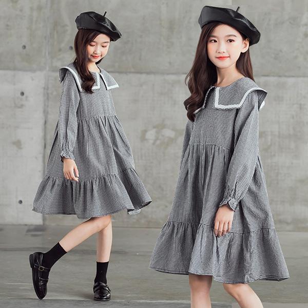 子供服 ワンピース 160 韓国子供服 女の子 キッズ 春服 長袖 シャツワンピース 子供ドレス Dress 子ども服 ベビー服 お姫様 おしゃれ 可愛い カジュアル 新品 Y アユストア 通販 Yahoo ショッピング