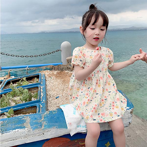 子供服 ワンピース キッズ 女の子 春夏 半袖 花柄ワンピース 韓国子ども服 オールインワン 子供ドレス Dress ベビー服 お姫様 おしゃれ 可愛い カジュアル 新品 Y アユストア 通販 Yahoo ショッピング