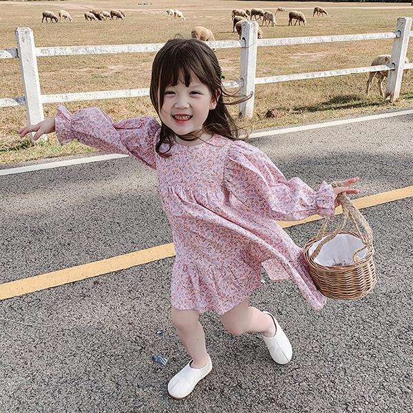 子供服 ワンピース キッズ 韓国子供服 女の子 春服 長袖ワンピース 花柄 子供ドレス Dress 子ども服 ベビー服 お姫様 おしゃれ 可愛い カジュアル 新品 90 100 Y アユストア 通販 Yahoo ショッピング