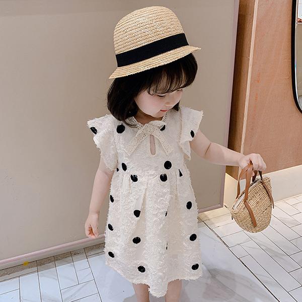 子供服 ワンピース キッズ 女の子 夏 キッズワンピース 水玉 蝶結び 韓国子ども服 子供ドレス Dress ベビー服 お姫様 おしゃれ 可愛い カジュアル 新品 90 100 Y アユストア 通販 Yahoo ショッピング
