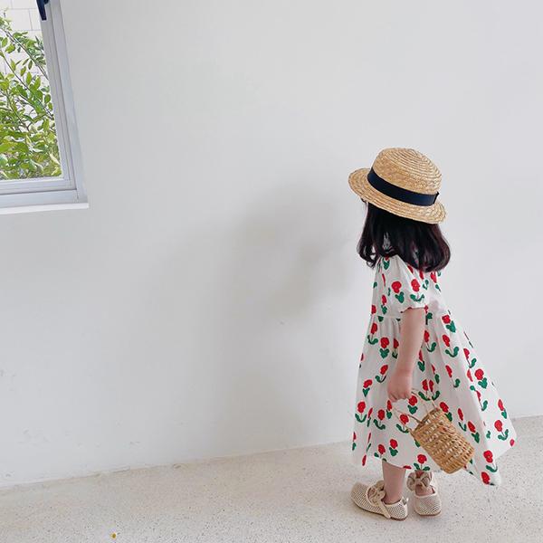 子供服 ワンピース キッズ 女の子 夏服 半袖 花柄ワンピース 韓国子ども服 子供ドレス ベビー服 お姫様 おしゃれ 可愛い カジュアル 新品 90 100 110 1 130 Y アユストア 通販 Yahoo ショッピング