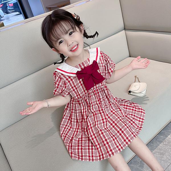 子ども服 ワンピース 半袖ワンピース カレッジ風 女の子 夏服 シンプル オシャレ オシャレ 膝上丈 普段着 通園 通学 子供ワンピ ネイビー ホワイト 110cm 160cm 最も信頼できる