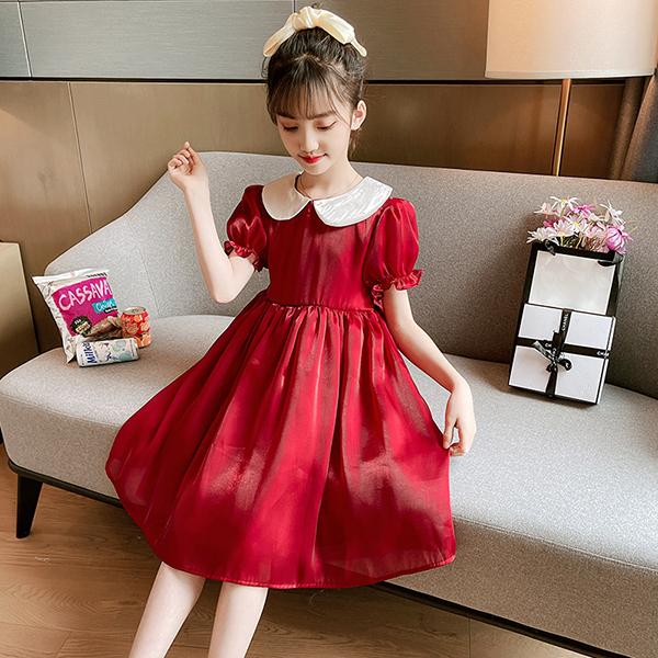 子供服 ワンピース 160 韓国子ども服 キッズ 女の子 夏服 半袖ワンピース 子供ドレス ピアノ 結婚式 誕生日 七五三 ベビー服 ジュニア お姫様 おしゃれ 新品 Y アユストア 通販 Yahoo ショッピング