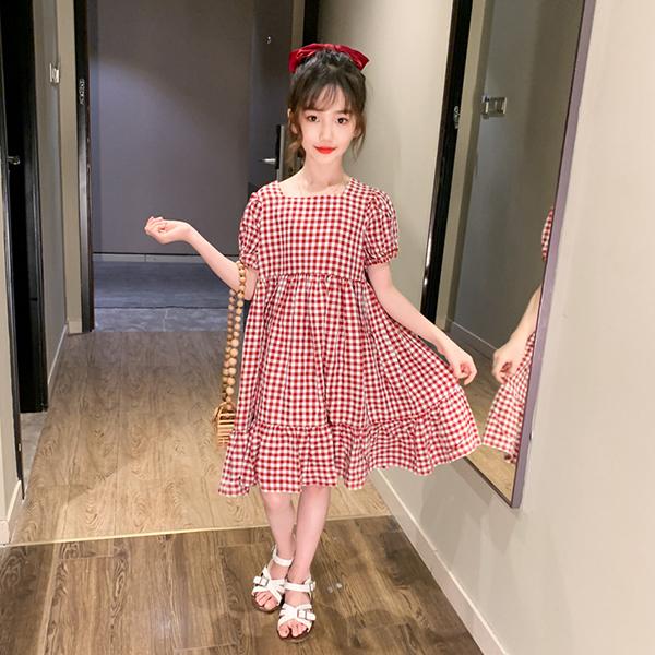 子供服 ワンピース 160 韓国子ども服 キッズ 女の子 夏服 半袖ワンピース チェック柄 子供ドレス 結婚式 誕生日 ジュニア ベビー服 女児 お姫様 おしゃれ 可愛い Udhqssz5y1 子ども服 Editorialdismes Com