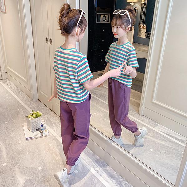 ジャージ キッズ 女子 上下 半袖 春夏 子供服 セットアップ 上下セット トップス Tシャツ ロングパンツ 長ズボン スポーツウェア 運動着 可愛い おしゃれ 新品 Y アユストア 通販 Yahoo ショッピング