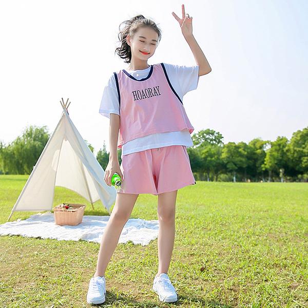 ジャージ キッズ 女子 上下 半袖 春夏 子供服 セットアップ 上下セット トップス Tシャツ ハーフパンツ 半ズボン スポーツウェア 運動着 可愛い おしゃれ 新品 Y アユストア 通販 Yahoo ショッピング