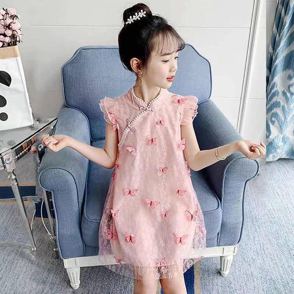 子供服 ワンピース ピンク 160 韓国子ども服 キッズ 女の子 夏服 半袖ワンピース 花柄 子供ドレス 結婚式 誕生日 ベビー ジュニア お姫様 おしゃれ 可愛い 新品 Y アユストア 通販 Yahoo ショッピング