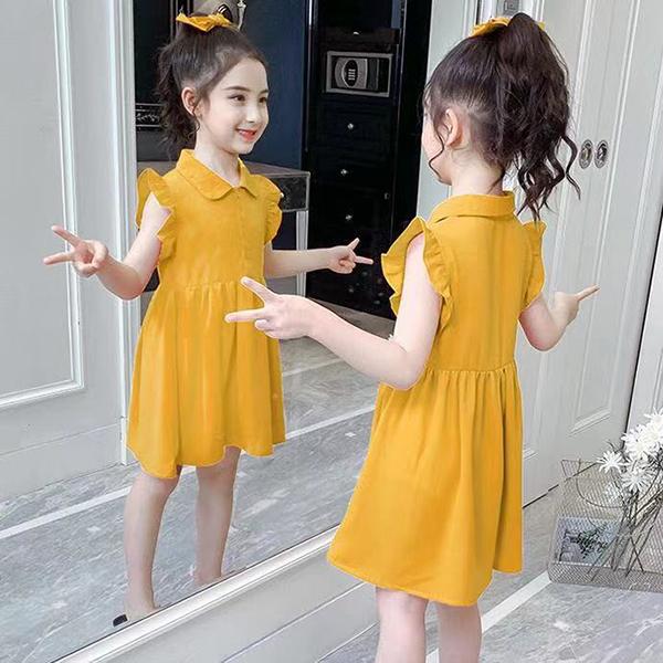 子供服 ワンピース 160 韓国子ども服 キッズ 女の子 春夏 半袖ワンピース フレア 子供ドレス 結婚式 誕生日 ベビー服 ジュニア お姫様 おしゃれ 可愛い 新品 Y アユストア 通販 Yahoo ショッピング