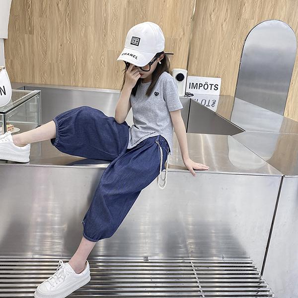 ジャージ キッズ 女子 上下 半袖 夏服 子供服 セットアップ トップス Tシャツ ガウチョパンツパンツ ズボン スポーツウェア 部屋着 カジュアル 可愛い おしゃれ Y4526 アユストア 通販 Yahoo ショッピング