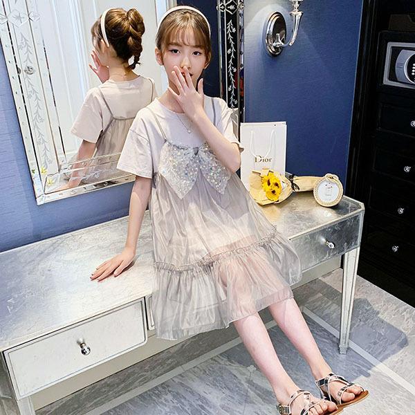 子供服 女の子 ワンピース 夏服 160 150 130 1 韓国子供服 半袖ワンピース 子供ドレス キッズ ジュニア ベビー服 お姫様 誕生日 七五三 おしゃれ 可愛い 新品 Y アユストア 通販 Yahoo ショッピング