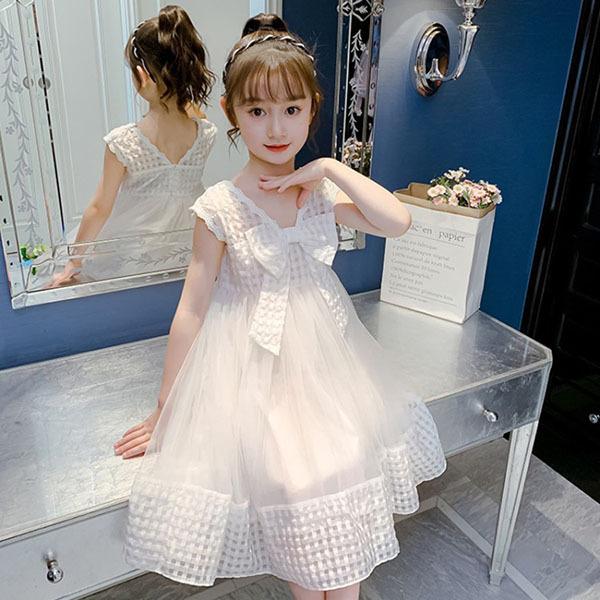 子供服 ワンピース 女の子 夏服 韓国子供服 ノースリーブ 蝶結び 子供ドレス キッズ ジュニア ベビー服 お姫様 誕生日 七五三 おしゃれ 可愛い 新品 160 150 Y アユストア 通販 Yahoo ショッピング