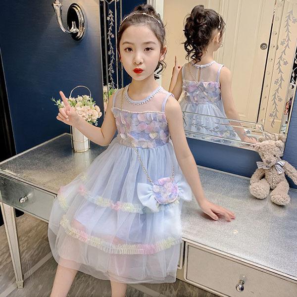 子供服 ワンピース 女の子 夏服 韓国子供服 花柄ワンピース チュール 子供ドレス キッズ ジュニア ベビー服 お姫様 誕生日 七五三 おしゃれ 可愛い 新品 160 Y アユストア 通販 Yahoo ショッピング