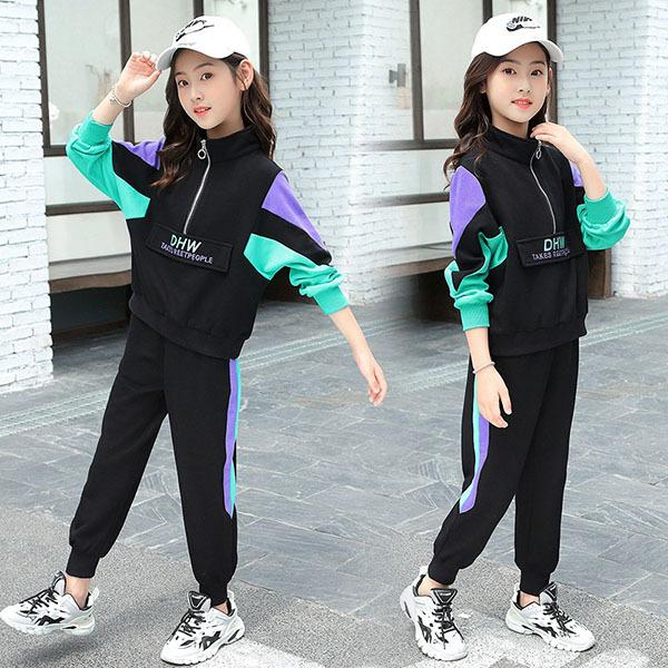 ジャージ キッズ 女の子 上下 長袖 春秋 子供服 セットアップ パーカー Tシャツ ロングパンツ 長ズボン 韓国子ども服 ジュニア スポーツウェア 可愛い おしゃれ Y アユストア 通販 Yahoo ショッピング